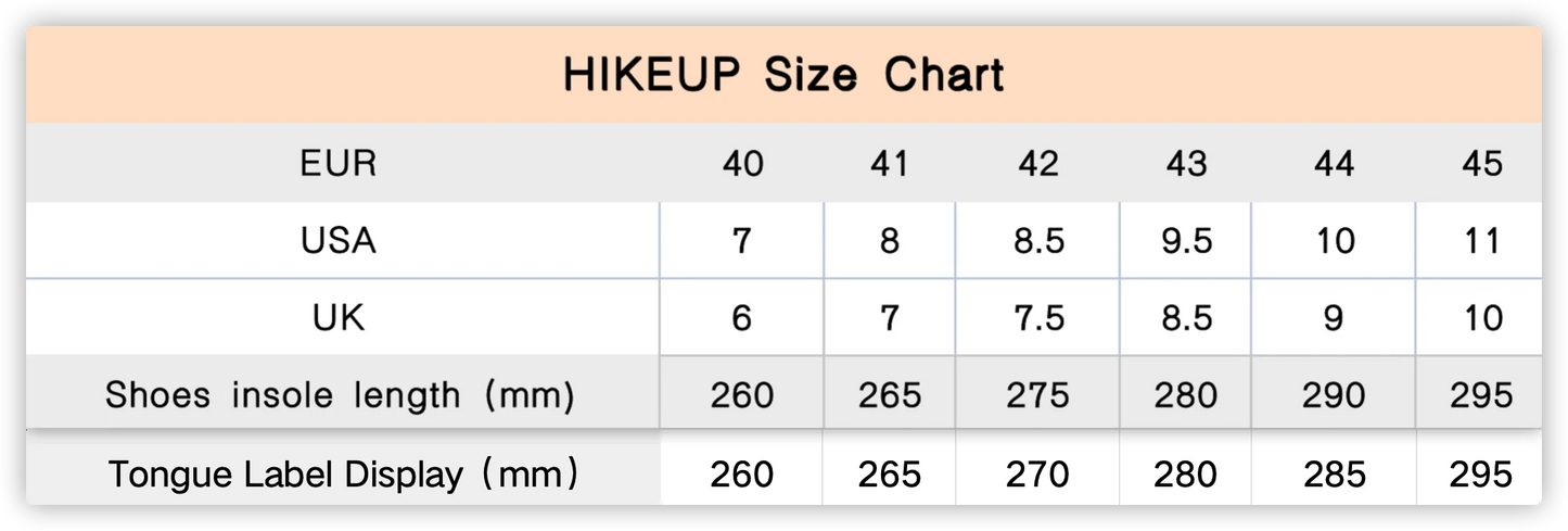 HIKEUP High-Top Men Hiking Boots Winter Outdoor Shoes Lace-Up Non-Slip Sports Casual Trekking Boots Men Suede Warm Shoes