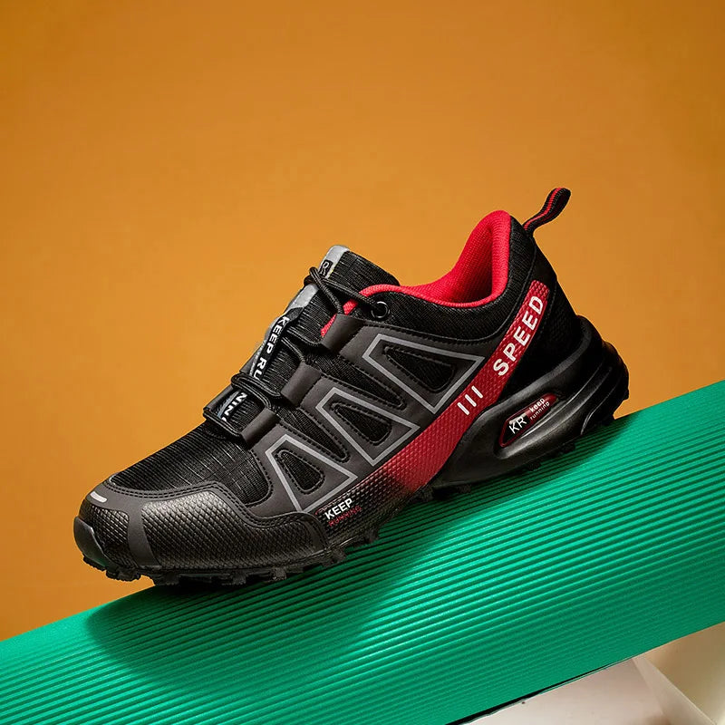 Lockless-Fahrradschuhe für Herren, Outdoor-Wander- und Cross-Country-Schuhe mit rutschfester Sohle, atmungsaktive Sportschuhe, Rennradschuhe