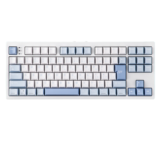 Japanese Version EPOMAKER TH87 JIS Layout TKL Layout Hot-Swap Wired/Bluetooth/2.4GHz Wireless Mechanical Keyboard 10000mAh Battery