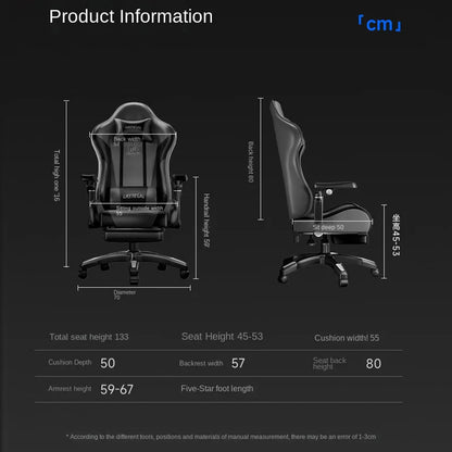 New Gaming Chair 9D Mechanical Dynamic Armrests 3D Lumbar Support Wide Seat Ergonomic Chair Gaming  Live Streaming  Swivel Chair