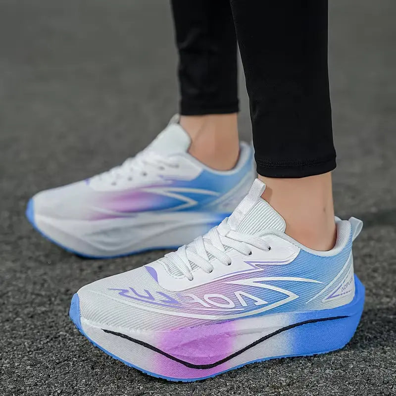Ténis de corrida 2026 com amortecimento de ar, placa de carbono, para maratona, desporto, respiráveis, leves e antiderrapantes, para homem e mulher