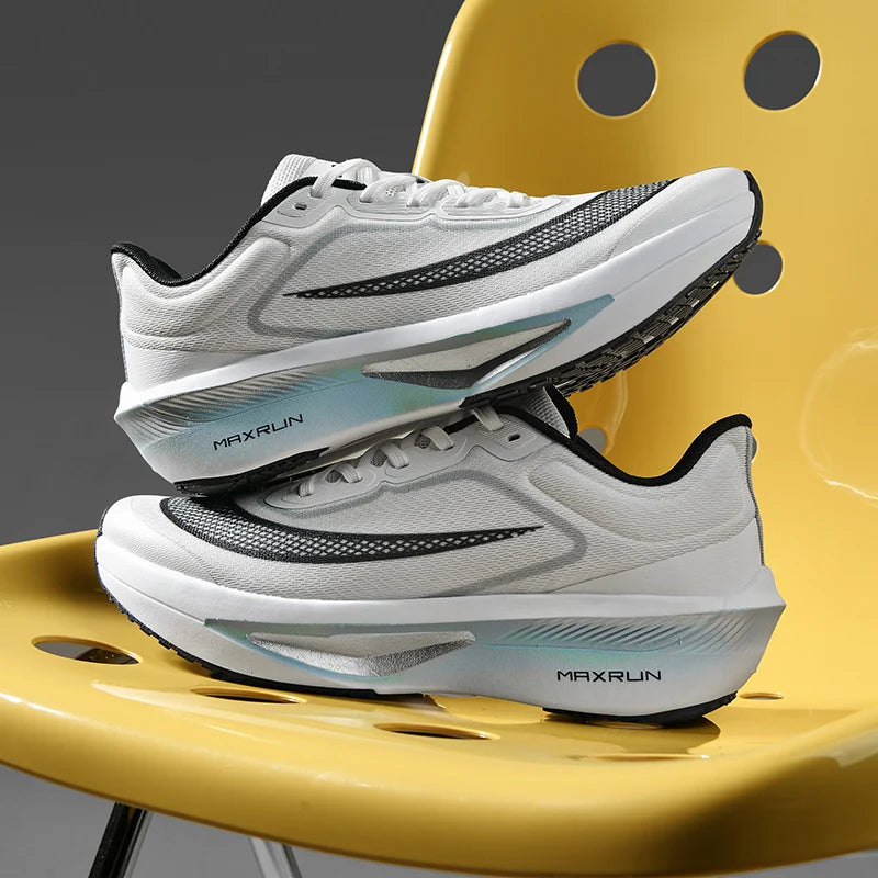 Chaussures de course pour homme : baskets d'automne respirantes, de marathon, professionnelles, légères, plates, confortables et décontractées pour homme