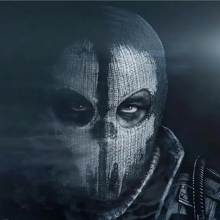 Unisex Ghost Print Stocking Balaclava Mask Game Call Of Duty MWII 2022 COD Ghost Simon Hood Mask