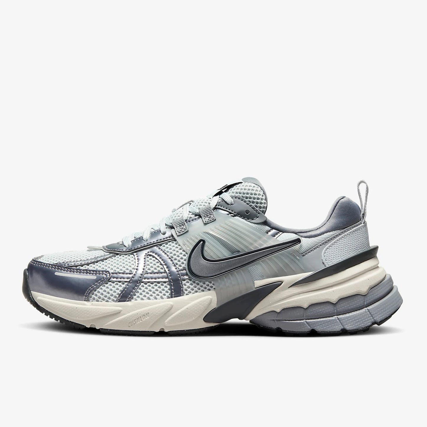 Nike Original V2K Run Damen-Low-Cut-Freizeitschuhe im Retro-Sportstil FD0736-003
