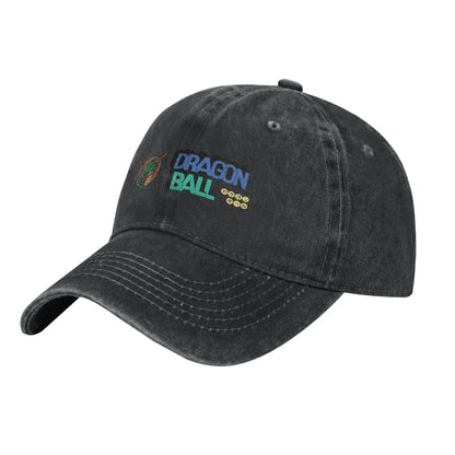 Dragon Ball Shenron Logo Baseball Caps Unisex Distressed Denim Snapback Cap Goku Kakarot Manga Outdoor Adjustable Fit Caps Hat