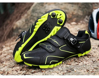 Unisex fietsschoenen met harde zool – 4-seizoenen racefietsschoenen met klikpedalen voor MTB en buitensporten