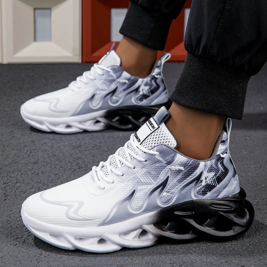 2025 unisexe chaussures de course hommes femmes léger maille respirant confortable plat doux chaussures de Tennis été à lacets baskets homme
