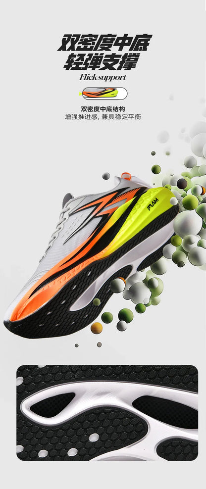 Chaussures de course pour hommes, spécialité marathon ; chaussures de sport légères pour hommes avec semelle en carbone ; baskets de sport confortables et antidérapantes pour femmes