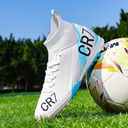 Chaussures de football pour homme, chaussures de futsal professionnelles, chaussures de football de haute qualité, crampons, femmes, unisexe, ultralégères, TF/FG, baskets