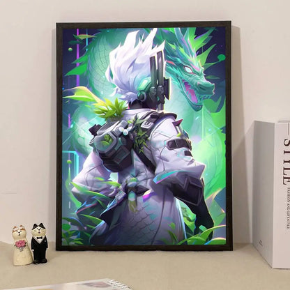 Game F-Fortnite Überraschungsposter als Wohndekoration, Wandbild für Arbeitszimmer und Wohnzimmer