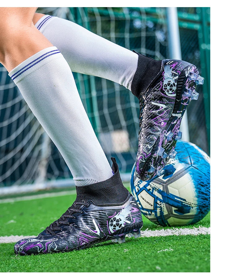 Professionella fotbollsskor för män, halkfria fotbollsskor, unisex, andningsbara, futsal, sport, nya fotbollsskor, dropshipping, ultralätta
