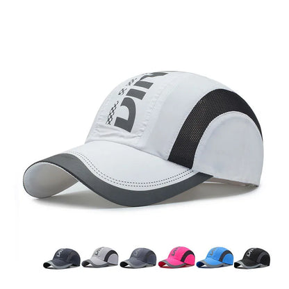Casquette à visière légère, à séchage rapide et élégante, casquette de baseball unisexe respirante et protectrice contre le soleil, idéale pour les sports de plein air