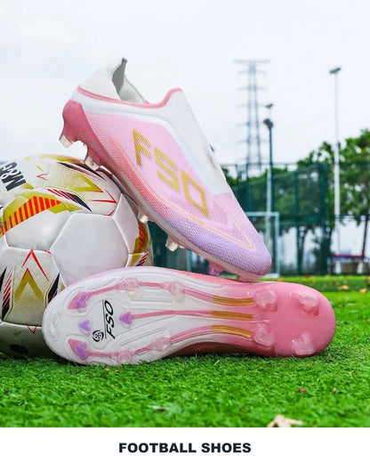 New Men Soccer Shoes Football Boots Non-Slip Boys Sneakers Hot-selling Grass Cleats High-quality Match Outdoor High-top Light