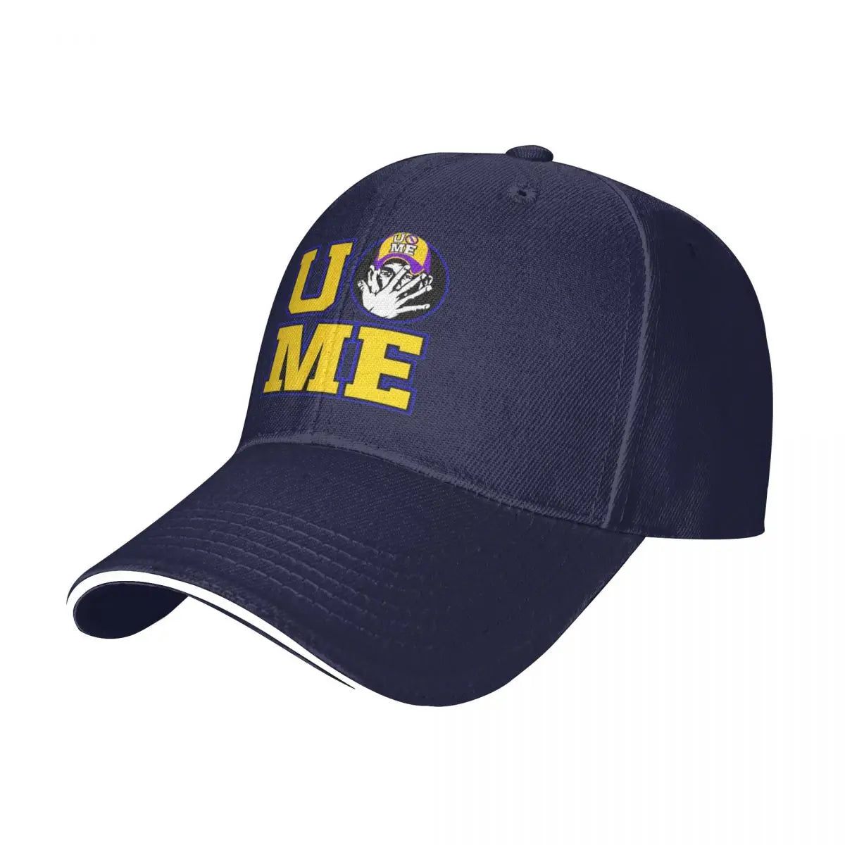 Yellow Wrestling Cena John White Custom Baseball Caps For Mens Unisex Male Beach Sunscreen Hat Snapback Cap