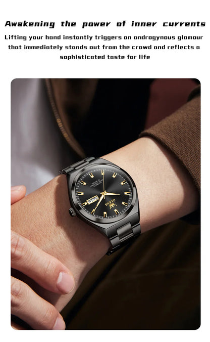 OLEVS Top Brand Luxury Automatic Watches Men Waterproof Watches 316L Steel Business Mechanical Men's Watch relogios masculino