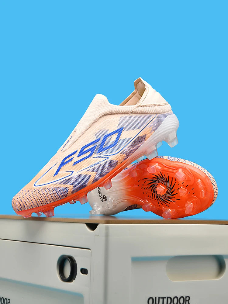 Chaussures de football pour homme New Society Grass Tenis - Chaussures de sport d'extérieur ultralégères et respirantes pour adulte - Chaussures de football pour homme - Baskets de football