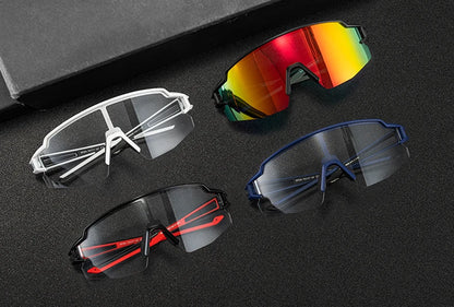 ROCKBROS Fotochromatické cyklistické brýle, sluneční brýle pro cyklistiku a outdoorové sporty, brýle s měnící se barvou skel, brýle pro MTB a silniční kola, cyklistické brýle
