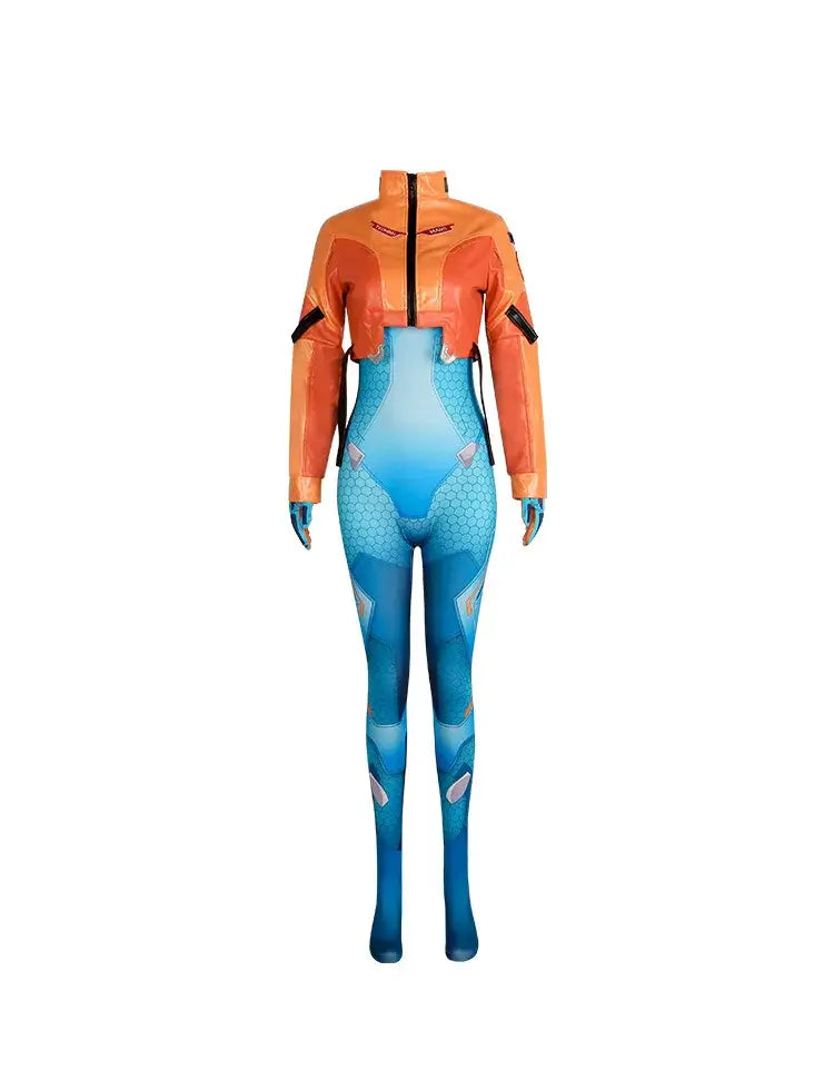 Σετ στολής cosplay Juno από το παιχνίδι Overwatch 2 με περούκα, πλήρες κοστούμι Support Hero, ρούχα για Halloween και καρναβάλι, Juno Teo Minh, για γυναίκες και κορίτσια