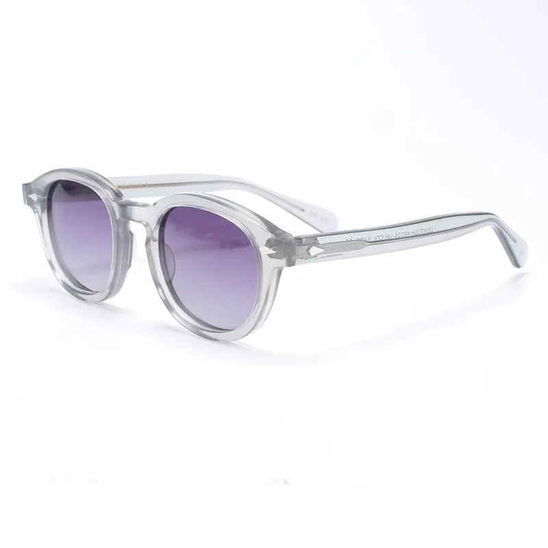 Lunettes de soleil polarisées Johnny Depp LEMTOSH Premium tendance pour homme et femme, montures vintage en acétate, carrées, pour homme et couple