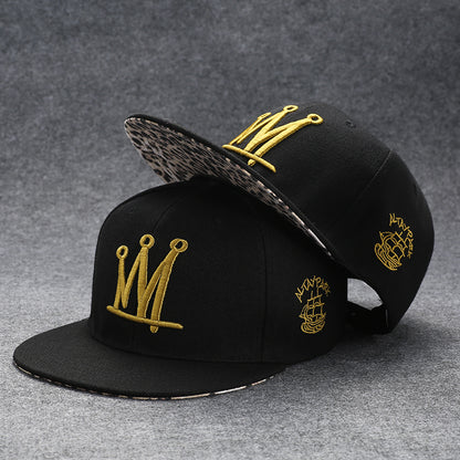 Boné de basebol unissexo com letras bordadas, estilo verão, marca tendência, ajuste traseiro, chapéu hip hop outdoor ajustável para homem e mulher, casual