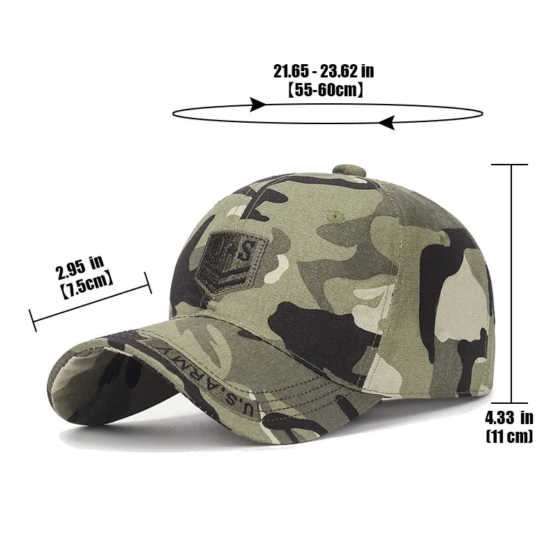 Casquette de baseball camouflage à visière en coton doux, printemps-automne, pour les loisirs en plein air, polyvalente
