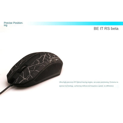 USB Wired Mouse Mouse Gamer LED Computer Gaming Mouse Colorful Professional Ultra-precise Game For Dota 2 For LOL Gamer 2400 DPI