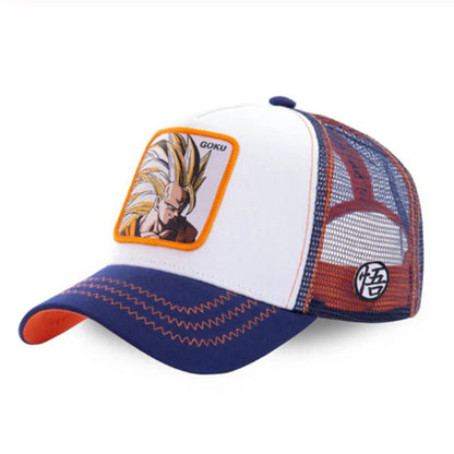 High Quality Dragon Ball Styles Anime Son Goku Cotton New Baseball Cap Men Women Hip Hop Dad Adjustable Mesh Hat Trucker Hat