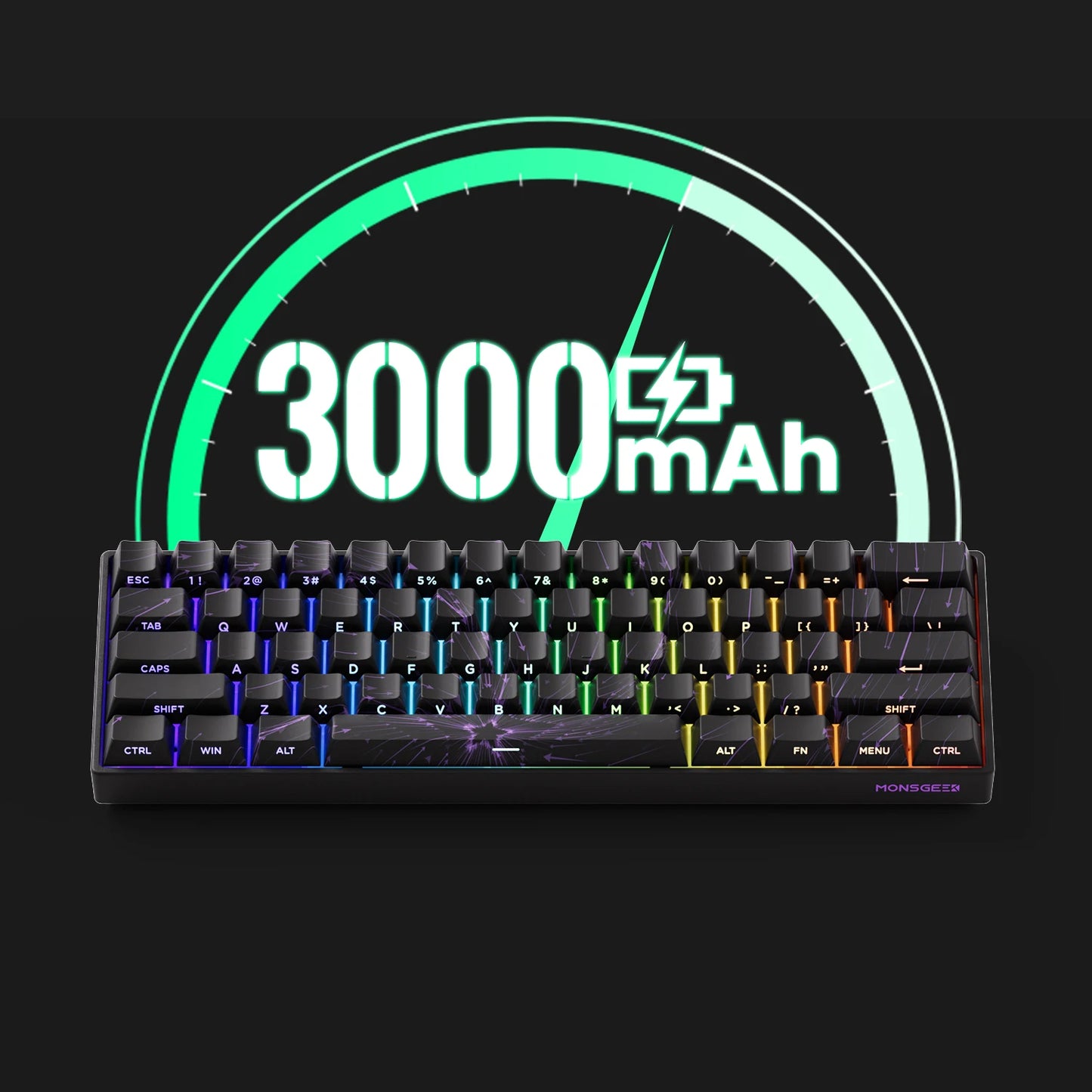 Akko MonsGeek FUN60 PRO&MAX HE Machanical Keyboard Magnetic Switch 60%  Gaming Keyboard Rapid Trigger 8K Custom Keyboard