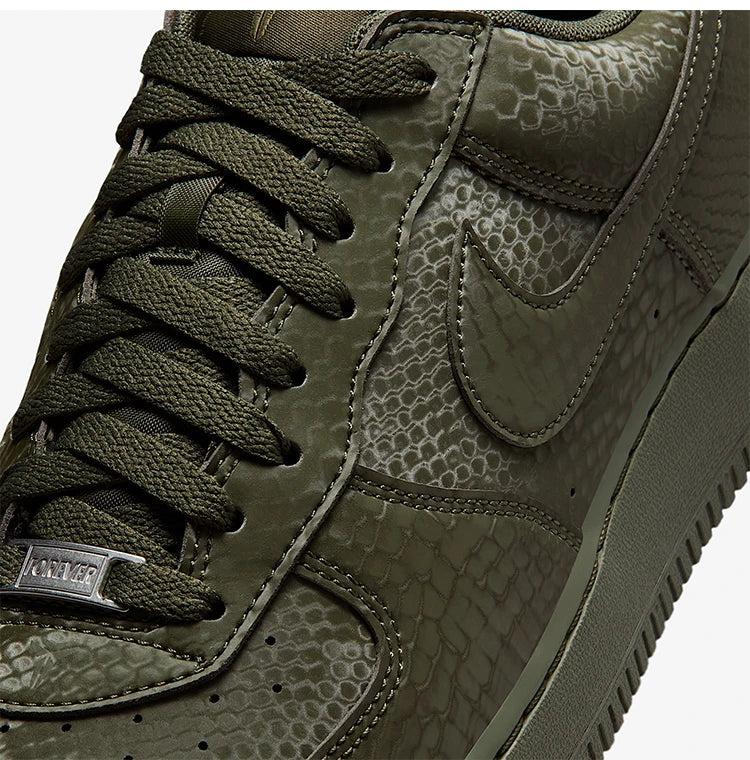 Oryginalne męskie trampki Nike w jesiennym stylu z wzorem wężowej skóry, niskie, odporne na zużycie IB0018-301