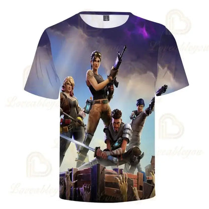 Fortnite Men and Women Victory Children's Wear Battle Royale 3d Swearshirt Boys Girls Clothes Tops Kids T-shirt Hero Teen Tops