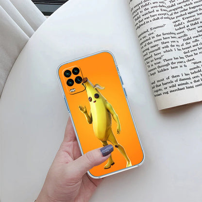 Capa Transparente para Telemóvel F-Fortnites-Poster para Samsung Galaxy A04 A04S A14 A23 A34 A54 M23 M33 M52 M53