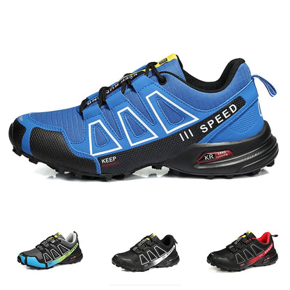 Chaussures de randonnée pour homme, imperméables, à lacets, pour le plein air ; chaussures de sport ; chaussures de vélo décontractées pour femme ; chaussures d'entraînement tactiques antidérapantes pour le terrain