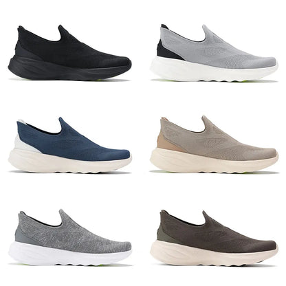 Scarpe casual da passeggio slip-on da uomo Li-Ning SOFT GO 2 KNIT, ammortizzate, comode e stabili, sneakers sportive quotidiane in mesh per jogging LiNing AGLV017