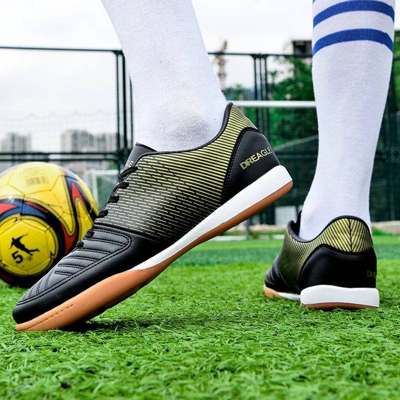 Chaussures de futsal pour homme - Chaussures de futsal professionnelles - Chaussures de football antidérapantes pour homme - Chaussures de football d'origine pour terrain dur - Chuteira Society Futebol
