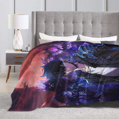 Solos Levelings Vintage Anime Plush Blankets  Awesome Throw Blanket for Home 125*100cm Bedspread,