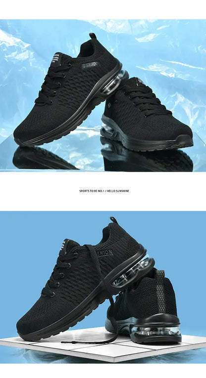 Zapatillas para hombre 2025 nuevas deportivas casuales de moda, transpirables, ligeras para running, cómodas, tallas grandes, calzado de running para hombre