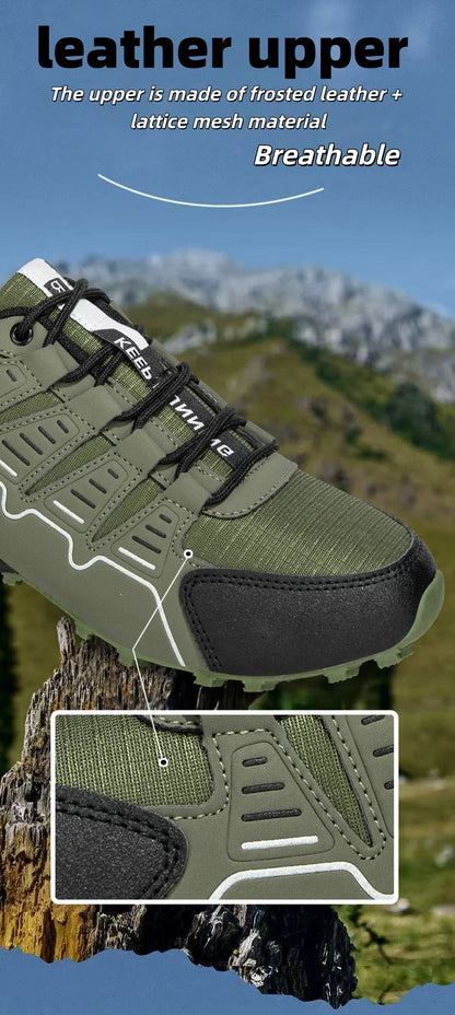Lockless-Fahrradschuhe für Herren, Outdoor-Wander- und Cross-Country-Schuhe mit rutschfester Sohle, atmungsaktive Sportschuhe, Rennradschuhe