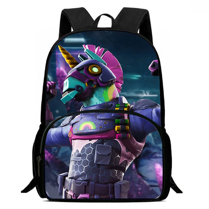 Classic Game FortniteS Child Backpacks Lunch Bag Pencil Case Pupil Large Capacity School Bags For Boy Girl Best Gift