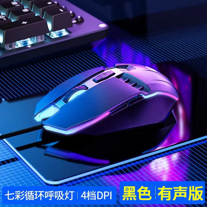 Ratón gaming HP M1 con cable, iluminación blanca, USB, para eSports, gaming, oficina, PC de sobremesa y portátil