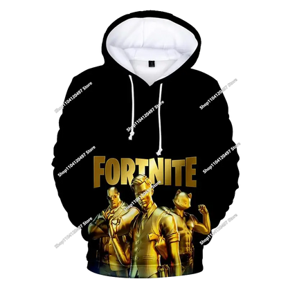 Boys and Girls Hoodies Fortnite Children's Pullover 3D Printed Hoodies Battle Royale Men's Hoodies Autumn Fashion Kids Clothing