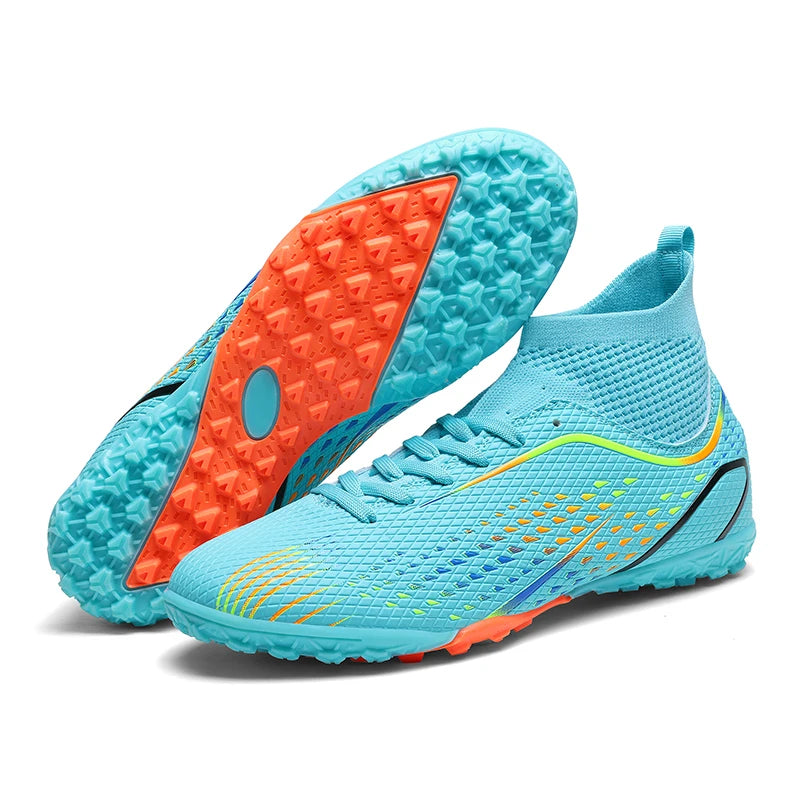 Chaussures de football pour homme - Chaussures de futsal de haute qualité - Crampons unisexes - Chaussures ultralégères pour femme - Chaussures de sport professionnelles TF/FG