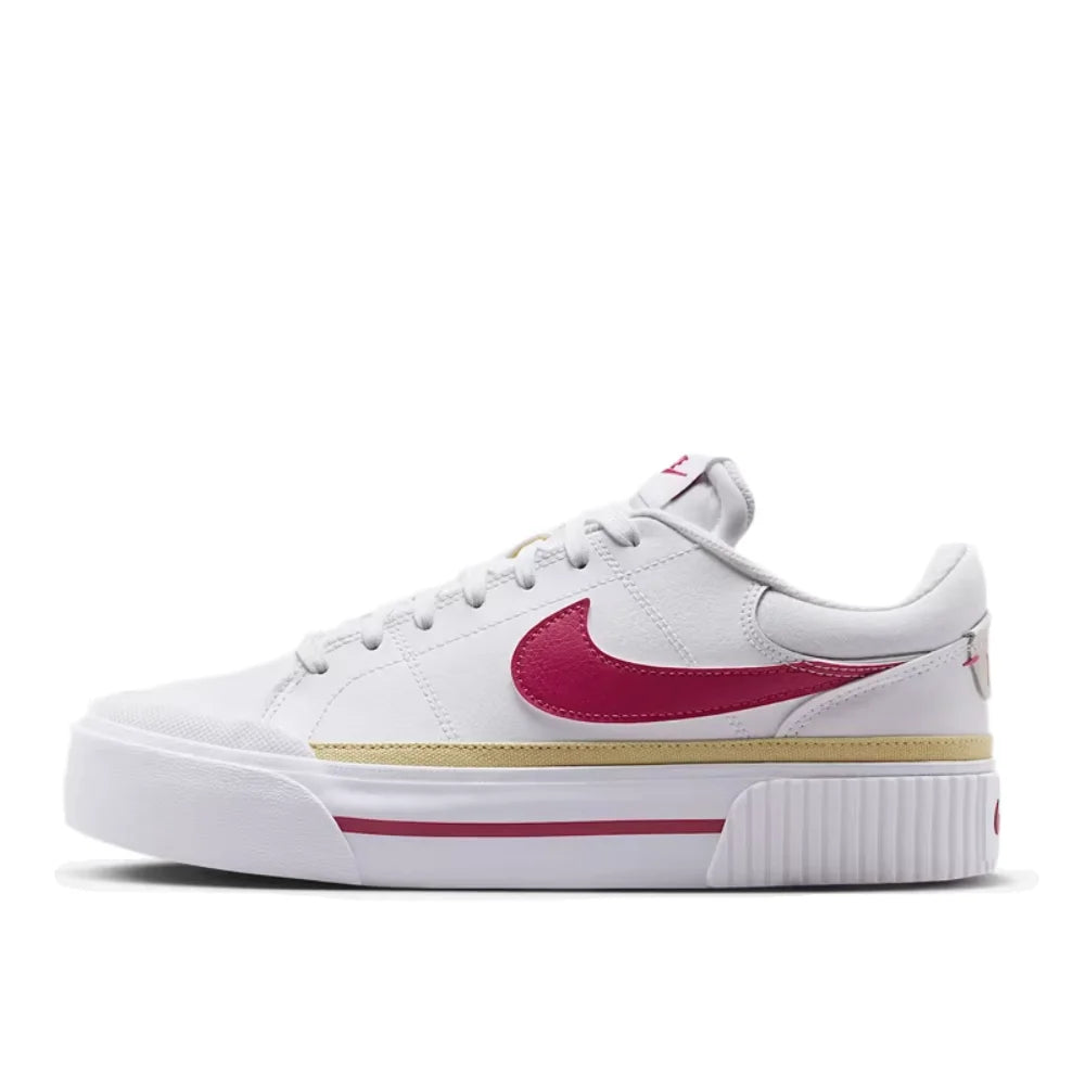 Nike Court Legacy Lift Elevated Sole Design Comfortable Anti-Slip Cushioned Durable Athletic Shoes DM7590-111