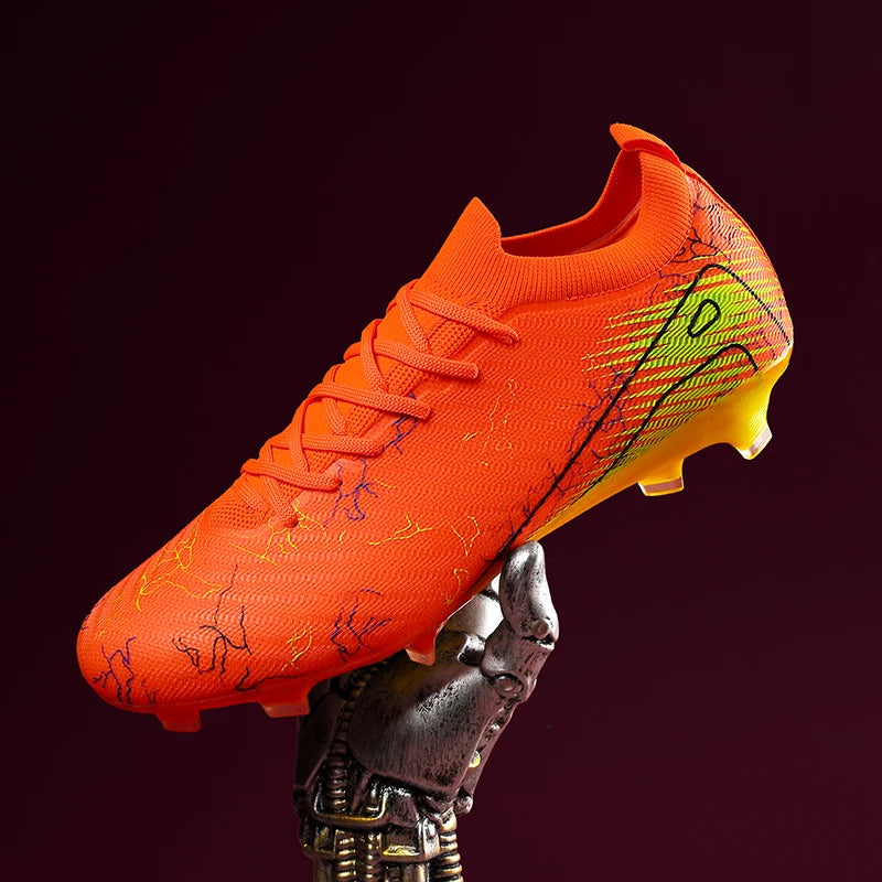 Chaussures de football pour homme, chaussures de foot antidérapantes, baskets d'entraînement FG, crampons de qualité supérieure, vente en gros, drop shipping, unisexe, adulte