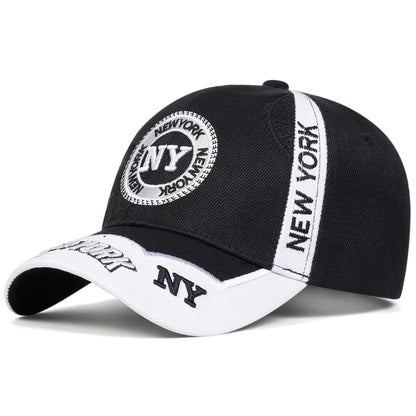 Unisex Letter Embroidery Baseball Caps Spring and Autumn Outdoor Adjustable Casual Hats Sunscreen Hat