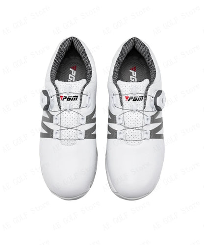 PGM Boys Girls Golf Shoes Lightweight Soft and Breathable Waterproof Anti-Slip Universal Outdoor Sports Shoes XZ127