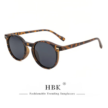 HBK Fashion polarizované sluneční brýle pro muže, kulatý rám TR90, módní sluneční brýle pro ženy, na řízení, sportovní, UV400, Lunette De Soleil Homme