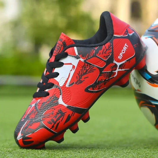 Chuteiras de futebol novas para homem e criança, ultraleves, antiderrapantes para relva, botas de futebol profissionais para adulto, calçado de treino para rapaz, dropshipping