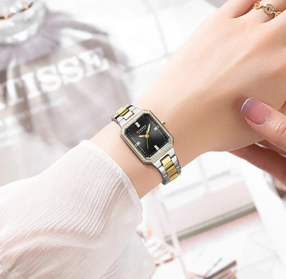 CURREN Elegant Quartz Ladies Wristwatch Top Brand Original Watch For Women Luxury Waterproof Luminous Watches