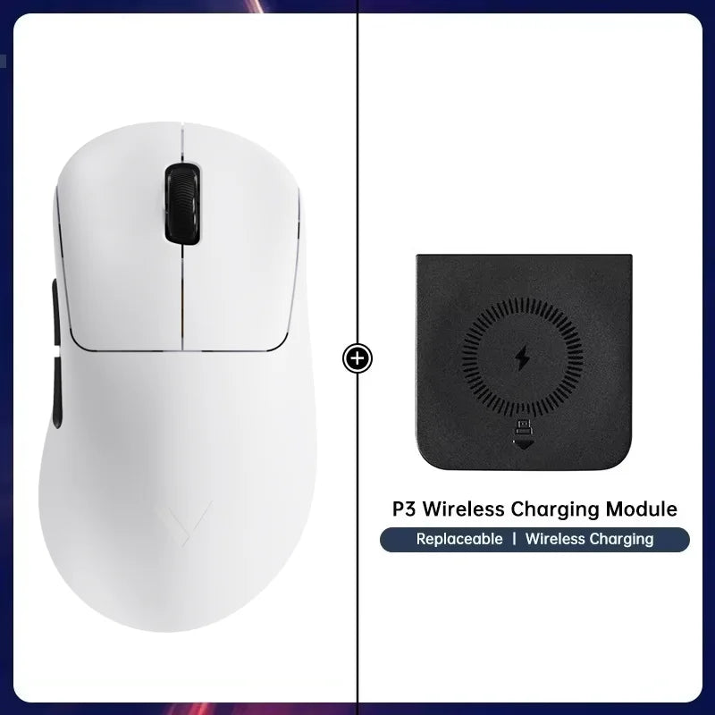 Mouse da gaming wireless Rapoo VT3S /VT3S MAX GEN-2, polling rate wireless True 8K, ultraleggero 49g, autonomia fino a 750Hr