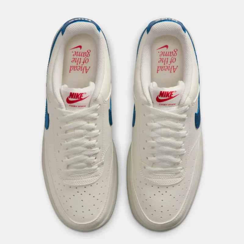 Authentieke Nike Court Vision Low minimalistische, veelzijdige, ademende casual outdoorsneakers voor dames IM7799-133